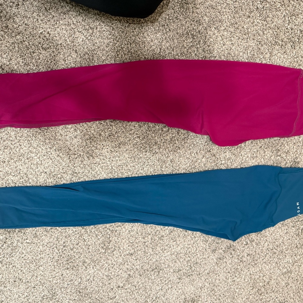 NVGTN Kids Leggings in Fuchsia and Teal